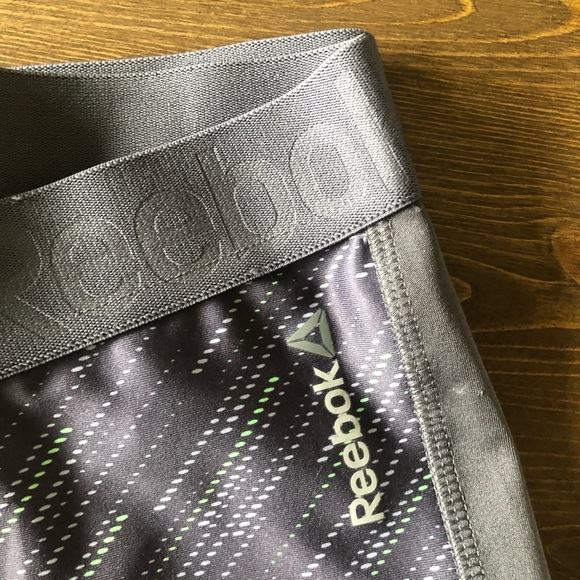 Reebok Speedwick Cropped Legging Tight Grey Small - Picture 3 of 6